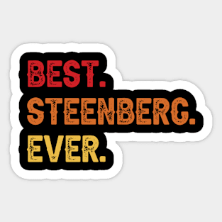 Best STEENBERG Ever, STEENBERG Second Name, STEENBERG Middle Name Sticker